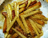 ウドとさつま揚げの甘辛炒め作り方8写真
