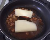 ごてもりドッグ✿とろ～り半熟チーズカレー作り方4写真