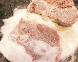 簡単 ひれかつ&しそ丼 ダイエットに！作り方5写真