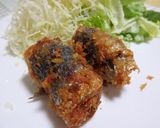 鰯の梅肉ロール揚げ作り方9写真
