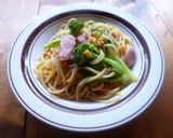 ウインナーとブロッコリーのパスタ♪作り方6写真