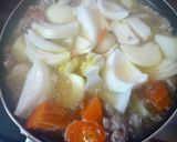 白出汁で手間いらず！【ミンチ肉じゃが】作り方4写真