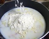 チーズ香るシーフードクリームパスタ作り方5写真