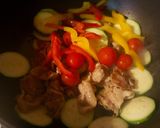 ズッキーニと豚肉のバルサミコ酢炒め作り方3写真