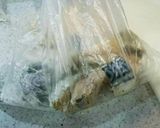 袋で振るだけ！塩サバの磯辺揚げ☆作り方4写真