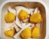 丸ごとじゃがいもとエリンギのホットサラダ作り方2写真