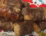 簡単☆肉巻きおにぎり☆玄米にも!作り方3写真