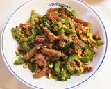 超速！調味料2つの簡単ゴーヤチャンプルー作り方7写真