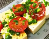 簡単♡豆腐とミニトマトの和風カプレーゼ作り方4写真