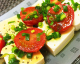 簡単♡豆腐とミニトマトの和風カプレーゼ作り方4写真