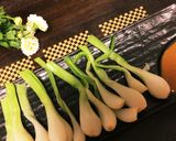 簡単美味♡わけぎの根っこ、辛子酢味噌で。作り方5写真