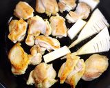 お砂糖味醂なし！鶏肉とたけのこの梅煮作り方6写真