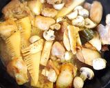 お砂糖味醂なし！鶏肉とたけのこの梅煮作り方8写真
