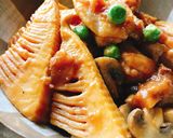 お砂糖味醂なし！鶏肉とたけのこの梅煮作り方10写真
