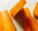 まるごとにんじんの彩りサラダ作り方1写真
