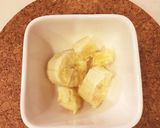 楽チン離乳食◆朝食に！バナナミルクプリン作り方1写真