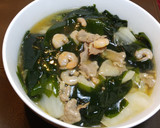 生ワカメと白菜の餡掛け丼♪ワカメ大量消費作り方10写真
