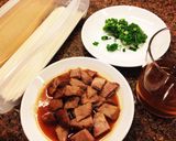 そうめんをレンジで茹でて中華豚そば♪作り方1写真