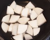 鶏むね肉と大根の甘酢とろみあん（ネギ）作り方2写真