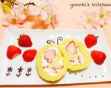 簡単♡米粉のふわふわロールケーキ作り方14写真