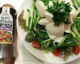 シャッキシャキの水菜と豆腐のサラダ♡作り方4写真