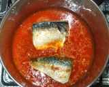 魚・さばのトマトソース煮♪バジル風味作り方5写真