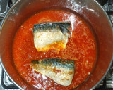 魚・さばのトマトソース煮♪バジル風味作り方5写真