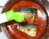 魚・さばのトマトソース煮♪バジル風味作り方6写真