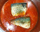 魚・さばのトマトソース煮♪バジル風味作り方7写真