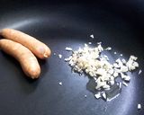 きのこわかめソテーのホットドッグ作り方3写真
