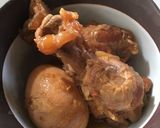 長芋と鶏肉スペアリブポン酢煮込み作り方4写真