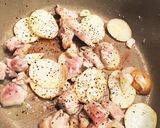 残り物救済レシピ♡ポテトチキンねぎ味噌作り方1写真