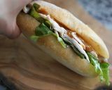 茹で鶏と人参サラダのアジア風サンド作り方2写真