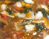 鱈(Cod)のあんかけ焼きそうめん南蛮風作り方10写真