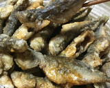 簡単おつまみ☆豆アジ唐揚げのポン酢和え作り方7写真