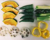 いろいろ野菜天ぷら（五種盛り合せ）作り方2写真