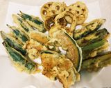 いろいろ野菜天ぷら（五種盛り合せ）作り方4写真