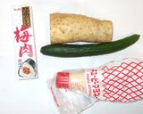 山芋長いもとキュウリの梅マヨネーズサラダ作り方1写真