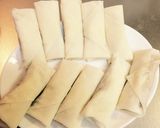 ♡炒り卵入り春巻♡作り方4写真