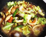 ご近所中華〜鶏のうま煮ごはん作り方3写真