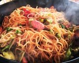 ★キャンプ簡単 春キャベツすいすいパスタ作り方5写真