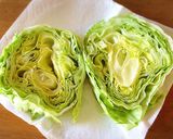 レタスの大きな輪切りサラダ作り方3写真