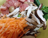 レンチン★蒸し豚と野菜の和風おろしソース作り方2写真