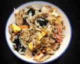 余った酢飯と刺身で海鮮チャーハン作り方4写真