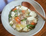おなかにやさしい豚肉と豆腐のとろみ炒め作り方4写真