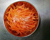 簡単一品!にんじんの甘酢ナムル作り方1写真