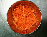 簡単一品!にんじんの甘酢ナムル作り方2写真