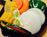 簡単！ごまドレッシングで焼き野菜サラダ作り方2写真