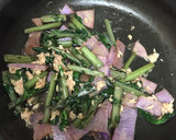 簡単☆まるごと紫大根とツナの和風パスタ作り方5写真