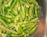 簡単！解凍するだけ！いんげん豆ごま和え作り方1写真